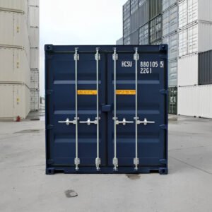 Alternative view of 20ft Double Door Tunnel Shipping Container – Blue
