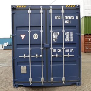 Alternative view of 40ft High Cube Shipping Container – New – Blue