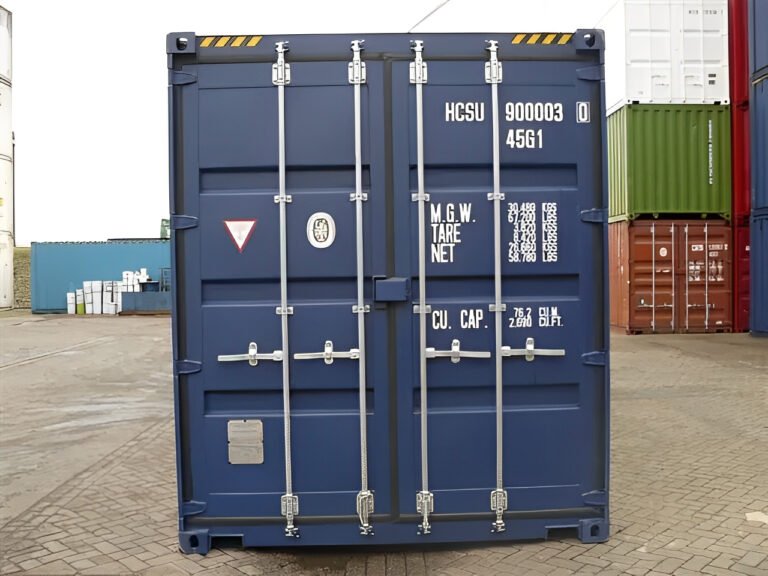 40ft High Cube Shipping Container – New – Blue - Image 2