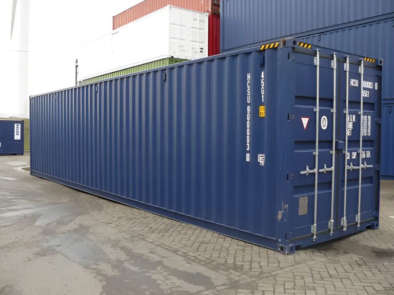 40ft High Cube Shipping Container – New – Blue