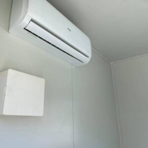 Alternative view of 10ft Modified Shipping Container Office with Air Conditioning – White